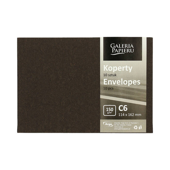 Koperty C6 brązowe Pearl 150g (10) AG7160 03
