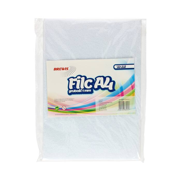 Filc biały 1mm Brewis FC410 - opak. 10 szt. VB8963 01