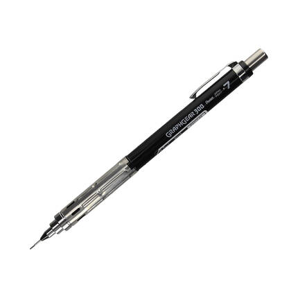 Ołówek automatyczny 0.7mm czarny Graphgear 300 Pentel PN6667 01