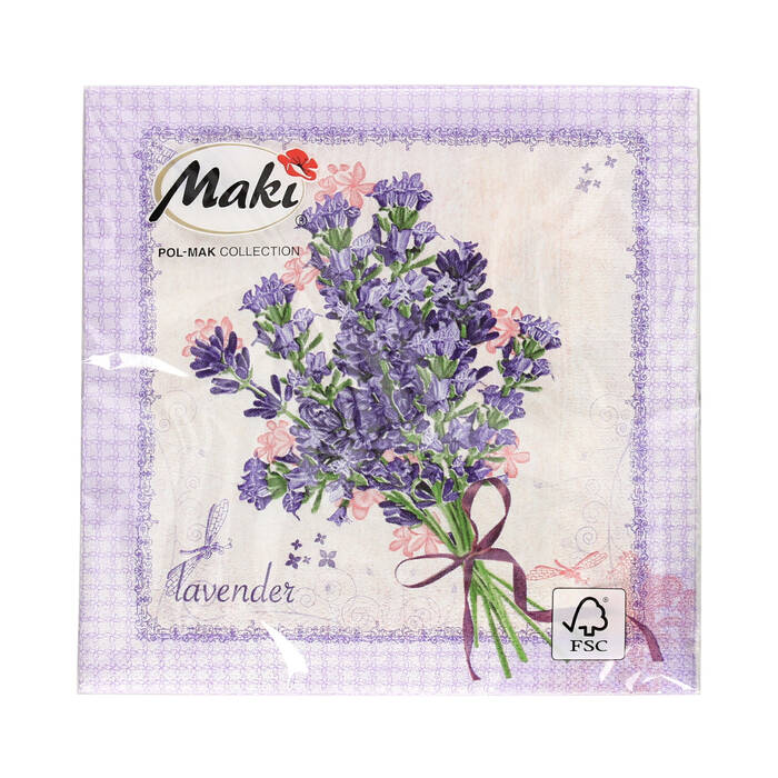 Serwetki 33x33 3w Bunch Of Lavender 029401 (20) VS5986 01