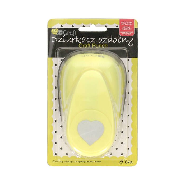 Dziurkacz ozdobny 5cm Serce DP9746 01