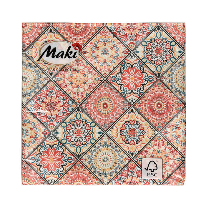 Serwetki 33x33 3w Mandala Boho Chic Style 046601 (20) VS5973 01