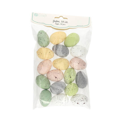 Ozdoby wielkanocne - jajka przepiórcze - pastelowe 4cm (18) DP8974 01