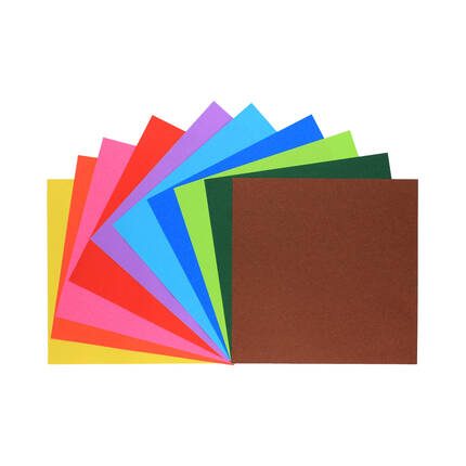 Papier origami 20x20 mix kolorów Heyda (100) VD3026 02