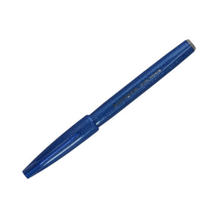 Pisak pędzelkowy niebieski Brush Sign Pen Pentel SES15 PN1593 01