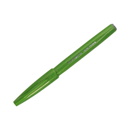 Pisak pędzelkowy oliwkowa zieleń Brush Sign Pen Pentel SES15 PN1596 01