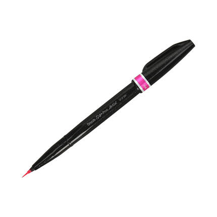 Pisak różowy Brush Sign Pen Pentel SESF30 PN1628 02