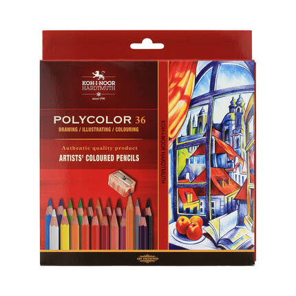 Kredki ołówkowe 36kol Polycolor KIN 3835 AR5210 01