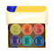 Farby dekoracyjne 6kol 20ml z brokatem Astra 301124002 AZ0442 02