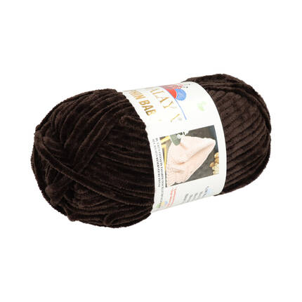 Włóczka 100g ciemny brąz Dolphin Baby Himalaya 80343 VA2449 02