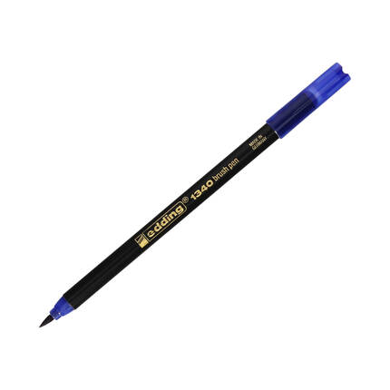 Pisak pędzelkowy niebieski Edding E1340 EG6007 02