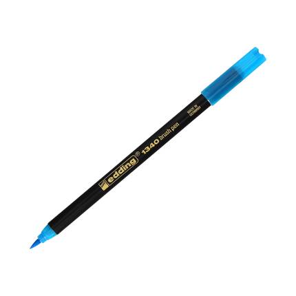 Pisak pędzelkowy lazurowy niebieski Edding E1340 EG6016 02