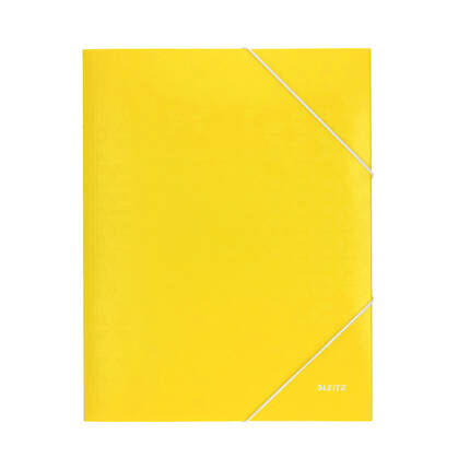 Teczka gumka A4 żółta karton Wow Leitz LE5073 01