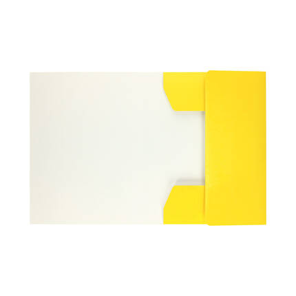 Teczka gumka A4 żółta karton Wow Leitz LE5073 02
