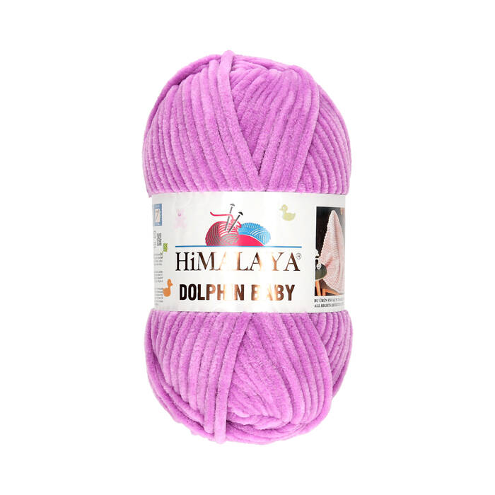 Włóczka 100g lila róż Dolphin Baby Himalaya 80356 VA2454 01