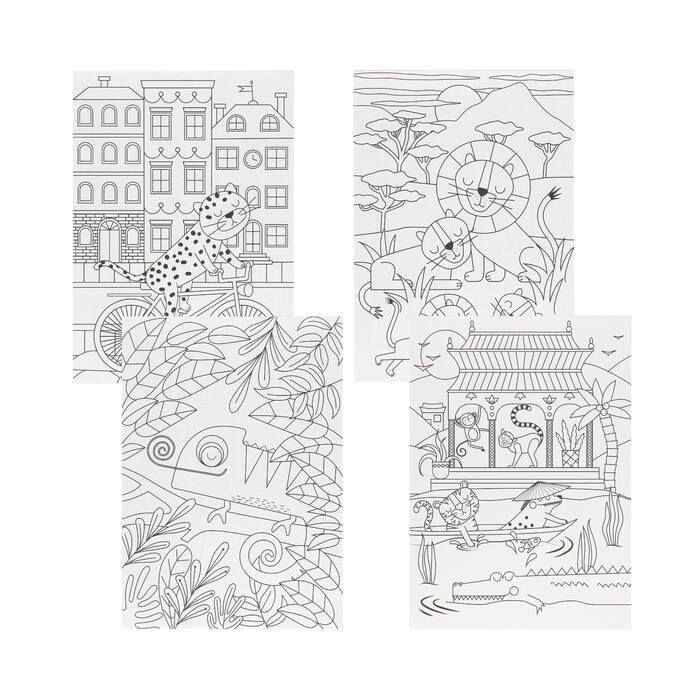 Kolorowanka A4/40 naklejki BeBe Kids Interdruk IR0050 03