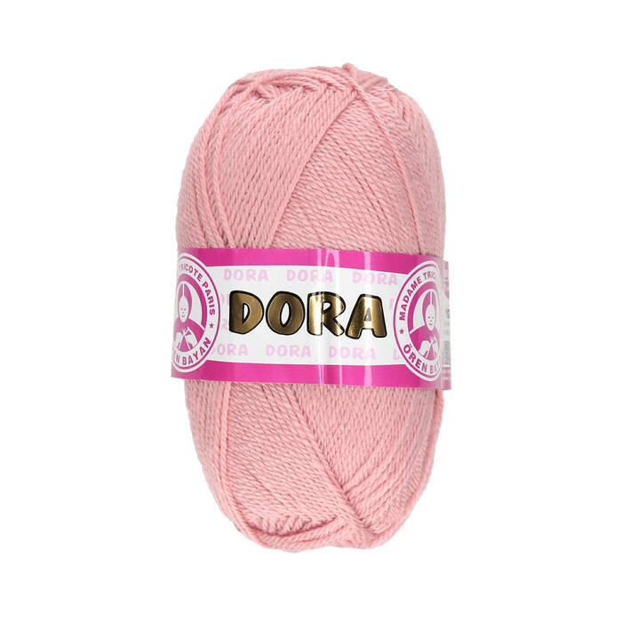 Włóczka 100g brudny róż Madame Tricote Paris Dora 001 VA2483 01