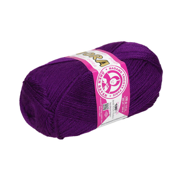 Włóczka 100g fiolet Madame Tricote Paris Dora 043 VA2495 02