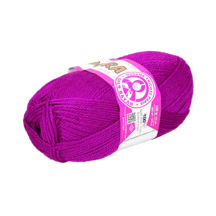 Włóczka 100g amarantowy Madame Tricote Paris Dora 047 VA2496 02