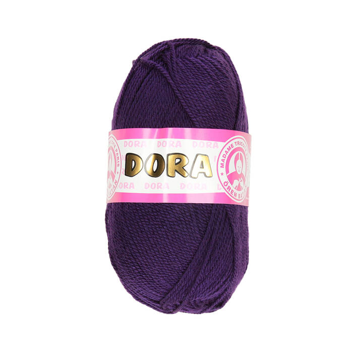 Włóczka 100g ciemny fiolet Madame Tricote Paris Dora 060 VA2497 01