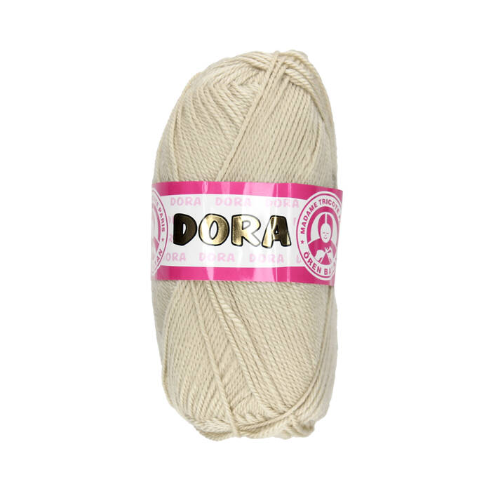 Włóczka 100g jasny beż Madame Tricote Paris Dora 078 VA2499 01