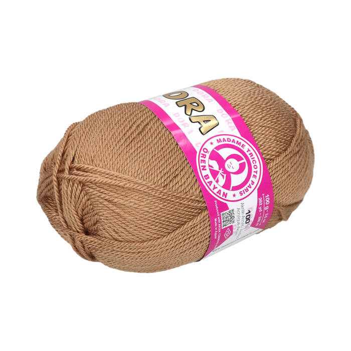 Włóczka 100g karmel Madame Tricote Paris Dora 099 VA2501 02