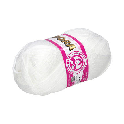 Włóczka 100g biały Madame Tricote Paris Dora 100 VA2502 02