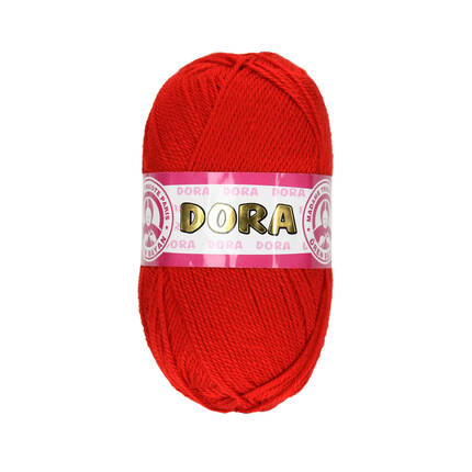 Włóczka 100g czerwony Madame Tricote Paris Dora 144 VA2507 01