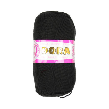 Włóczka 100g czarny Madame Tricote Paris Dora 999 VA2508 01