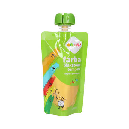 Farba tempera 100ml złoty saszetka Happy Color ST8156 01