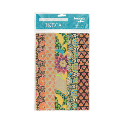 Papier ozdobny 20x29 India/mix Happy Color (10) ST8046 01
