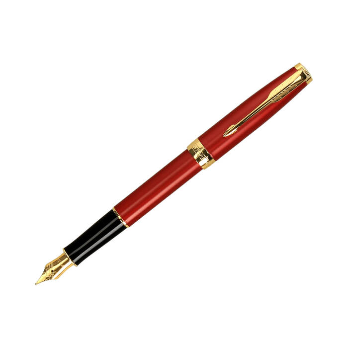 Pióro wieczne Parker Sonnet Red Lacquer GT 1931473 - stalówka F PT6867 04