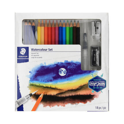 Zestaw kredek akwarelowych Watercolour Set Staedtler S61 14610C ST7984 01