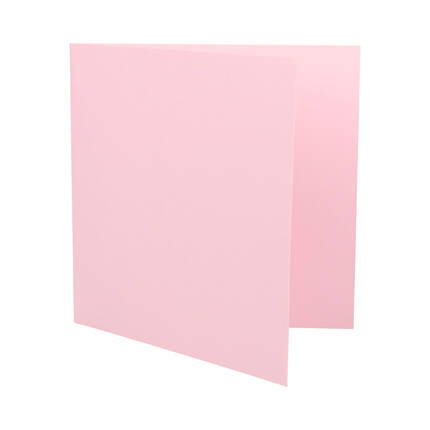 Baza do kartek ozdobnych - karnet + koperta 145x145 różowa (5) AG4344 02