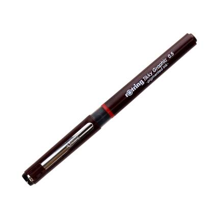 Cienkopis kreślarski 0.5mm czarny Tikky Graphic Rotring 1904756 OL7294 01