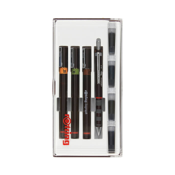 Isograph 0.2/0.3/0.5mm zestaw Combi Rotring Junior OL7227 02