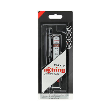 Ołówek automatyczny 0.5mm + grafity + gumka Rotring Tikky 1904817 OL7238 01