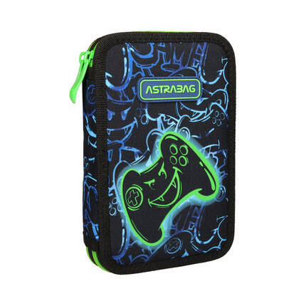 Piórnik z wyposażeniem podwójny Gaming Astrabag VK8069 01