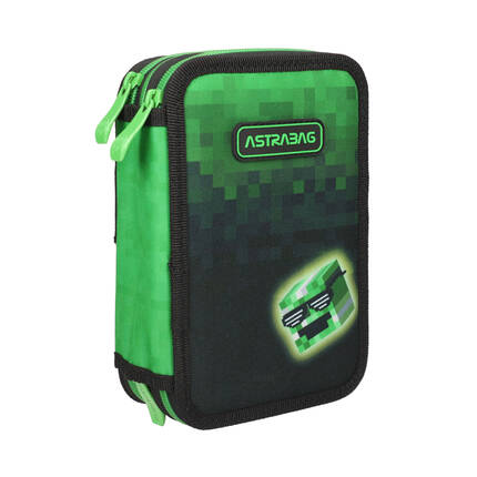 Piórnik z wyposażeniem potrójny Jumbo Pixel Hero Astrabag VK8068 01