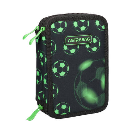 Piórnik z wyposażeniem potrójny Neo Football Astrabag VK8077 01