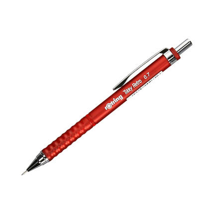 Ołówek automatyczny 0.7mm czerwony Rotring Tikky Retro OL7204 01