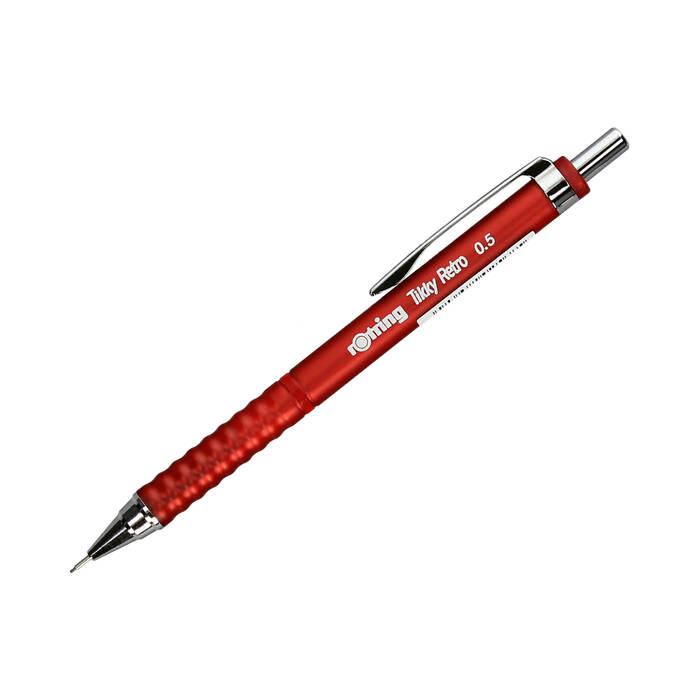 Ołówek automatyczny 0.5mm czerwony Rotring Tikky Retro 2202568 OL7205 01