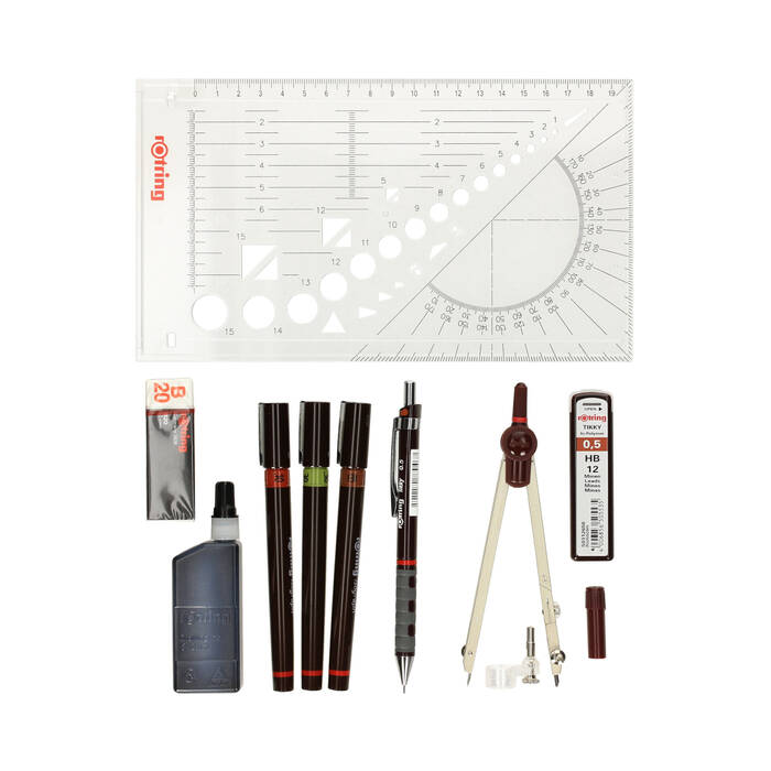 Isograph 0.1/0.3/0.5mm zestaw Combi Rotring Master S0699420 OL7223 03