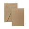 Baza do kartek ozdobnych - karnet + koperta C6 Kraft ciemnybeż (5) AG4381 01