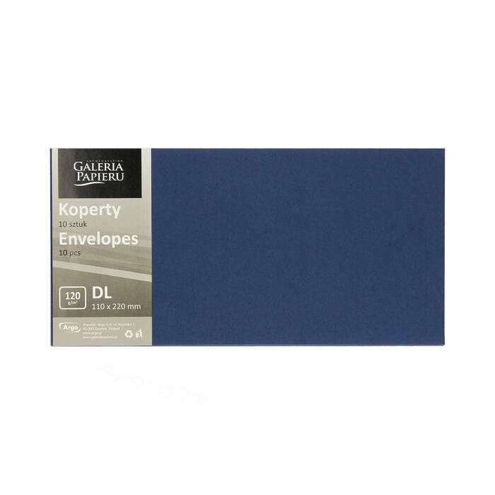 Koperty DL granatowe 120g (10) AG4410 03