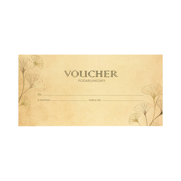 Zestaw voucher + koperta DL Ginkgo - 5szt. AG4420 03