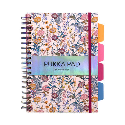 Kołozeszyt B5/100 linia Pukka Pad Project Book Bloom 3 94964 NZ2286 01