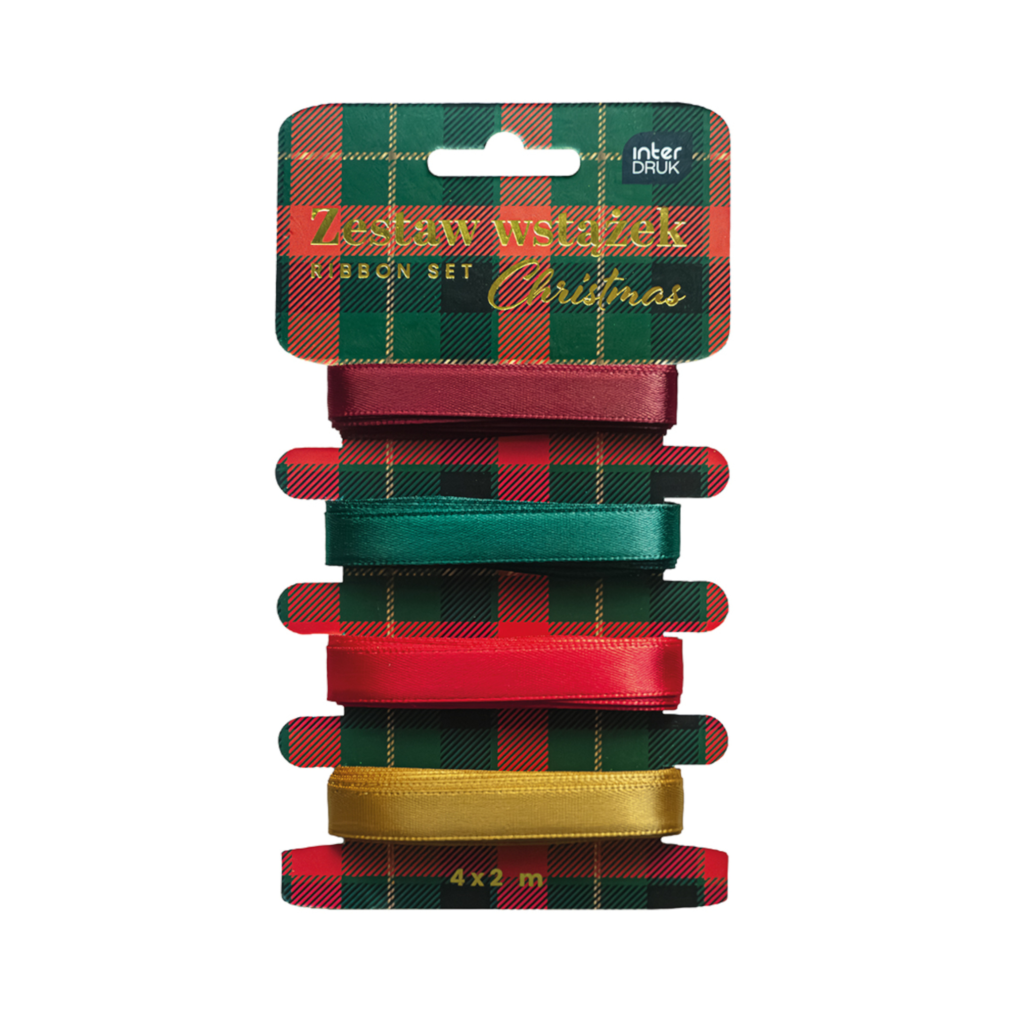 Wstążki 4kol 2m Christmas Interdruk IR1585 01 Wstążki 4kol 2m Christmas Interdruk IR1585 01