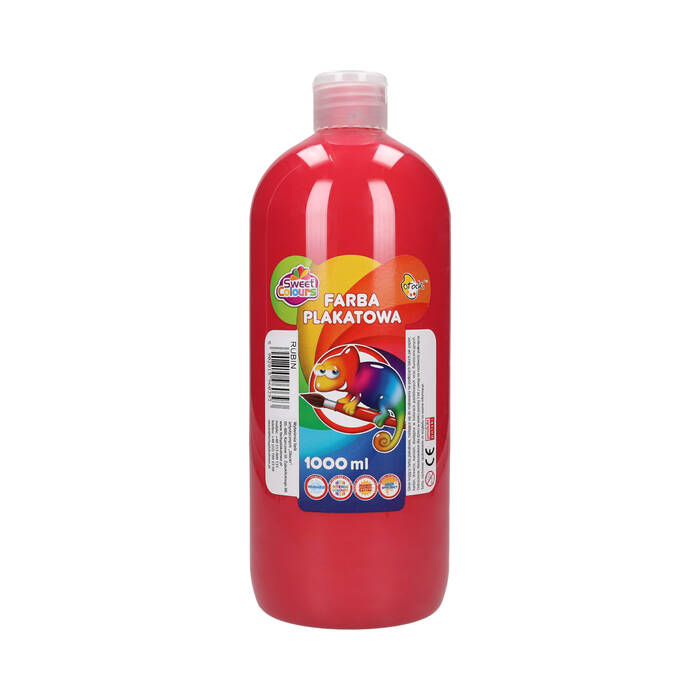 Farba plakatowa rubinowa 1000ml Sweet Colours Otocki FP1000RUB VO0707 01