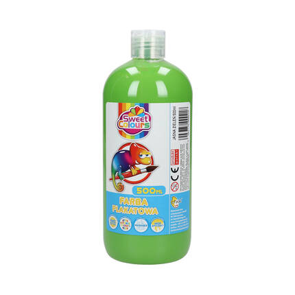 Farba plakatowa jasnozielona 500ml Sweet Colours Otocki FP500JZIEL VO0727 01